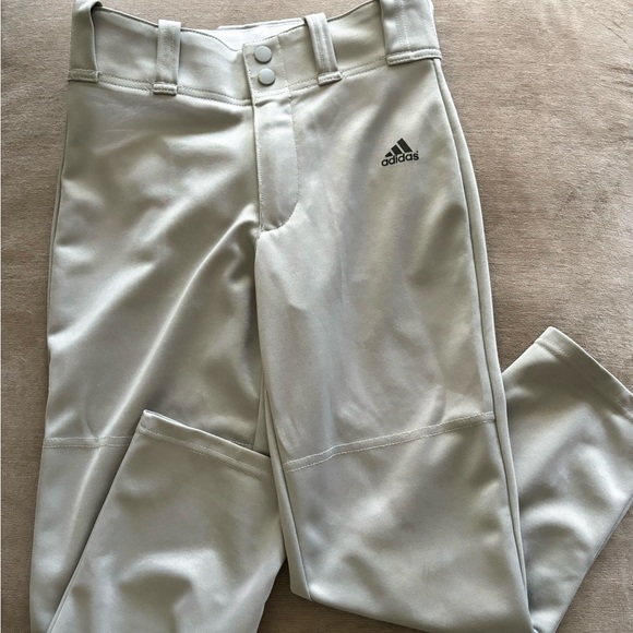 Adidas Baseball Pants Gray Boys - Picture 1 of 5